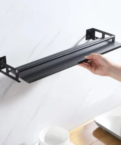 Kitchen Racks Wall-Mounted Free Punching Kitchen Utensils Supplies Seasoning